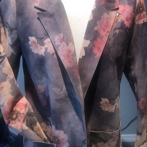 Soft Surroundings Faux Suede Jacket EUC